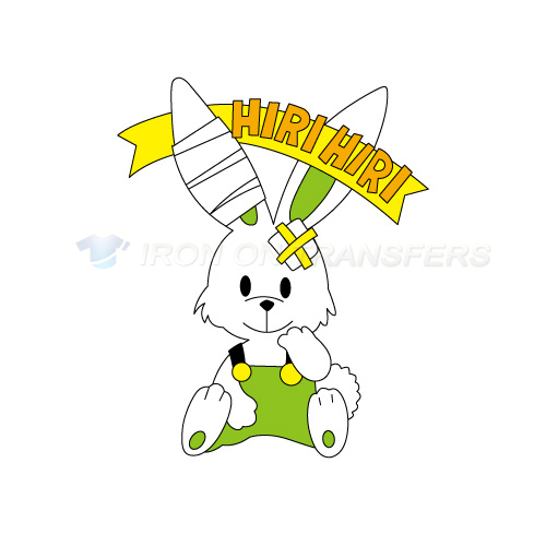Rabbit Iron-on Stickers (Heat Transfers)NO.8910